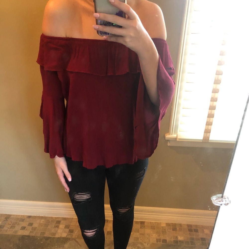 Off the shoulder top